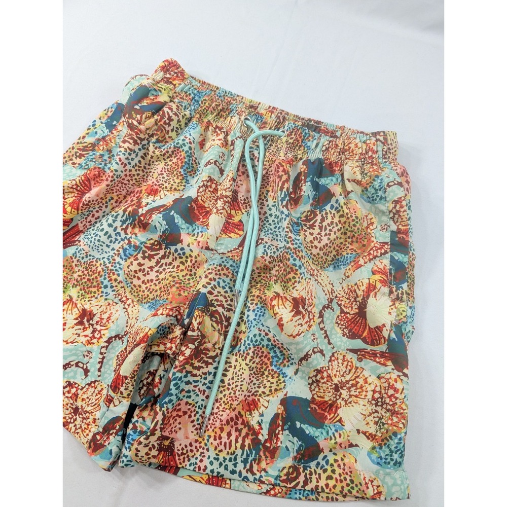 COVE 5.5" Swim Trunks Mens Small Floral Print Excellent Board Shorts Lined